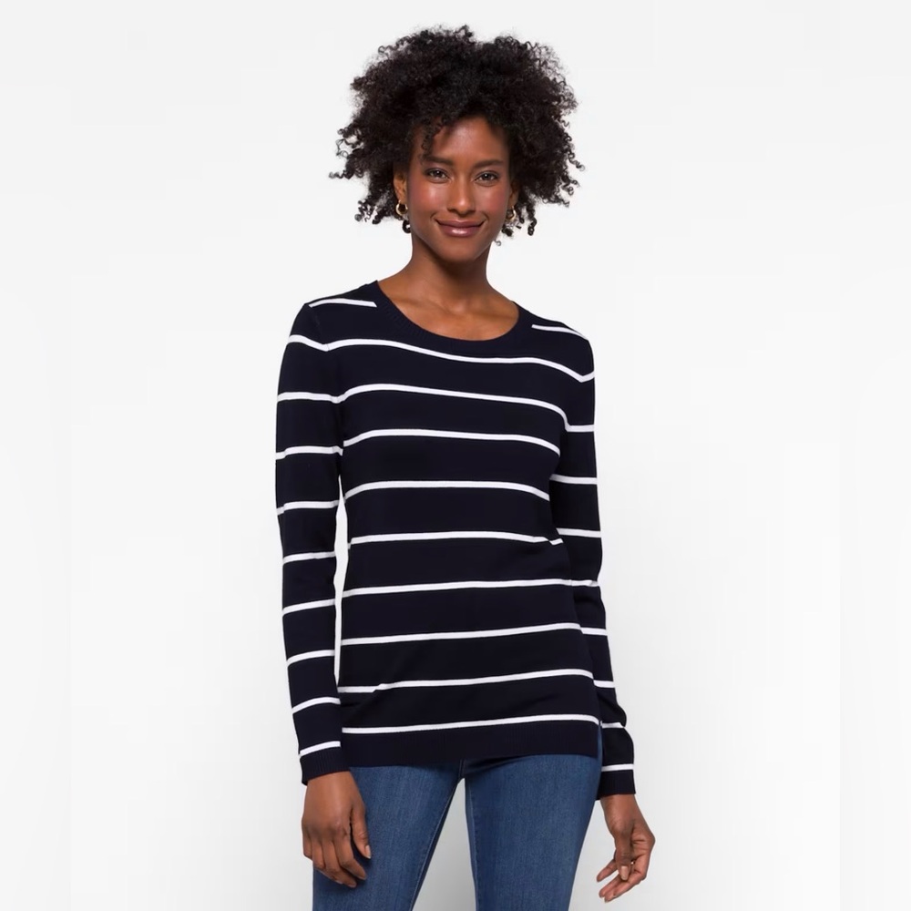 41 HAWTHORN Aubree Fine Gauge Crewneck Sweater - S